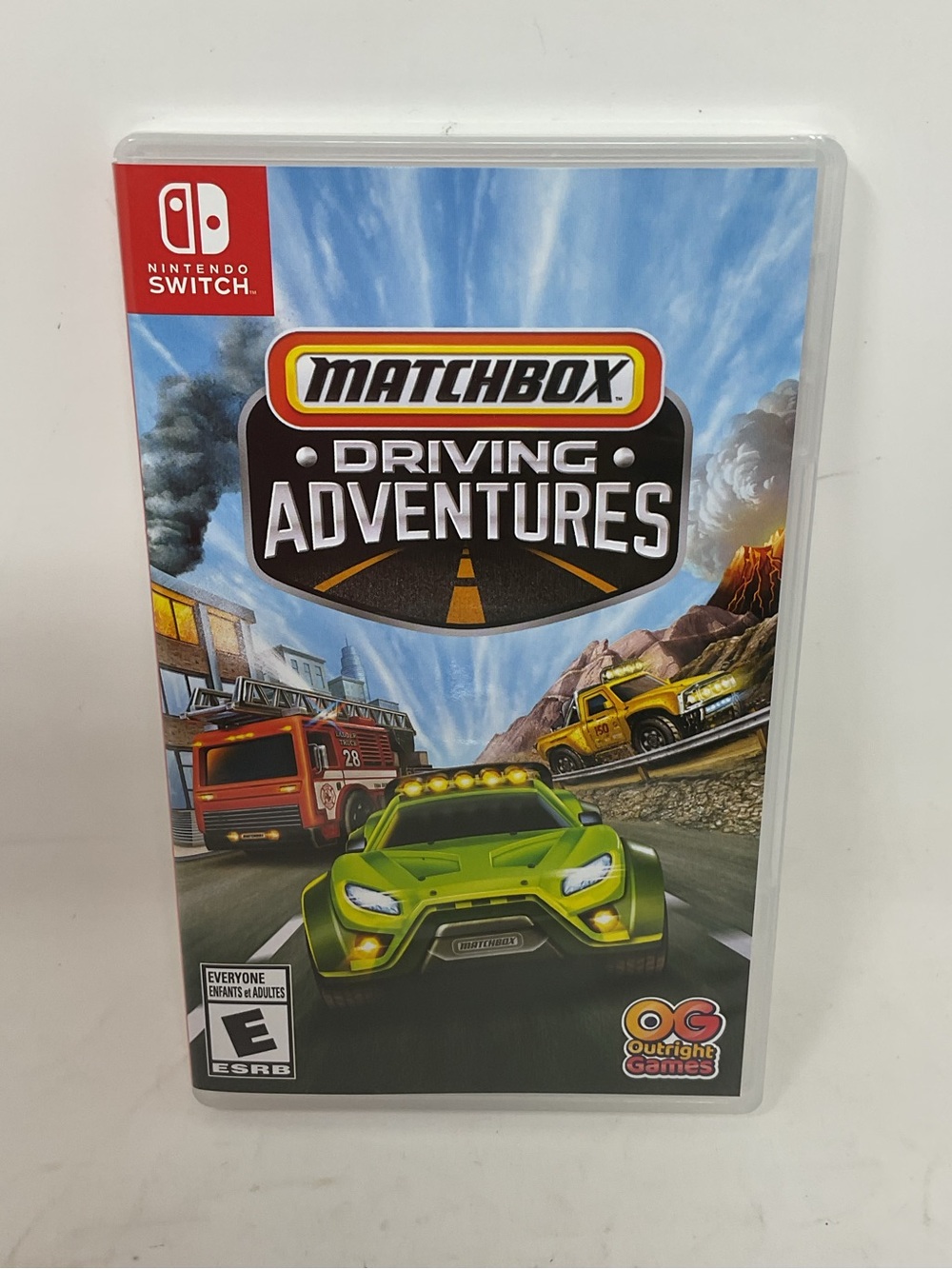 Matchbox Driving Adventures - Match Green Sports Car Cover (Nintendo Switch)